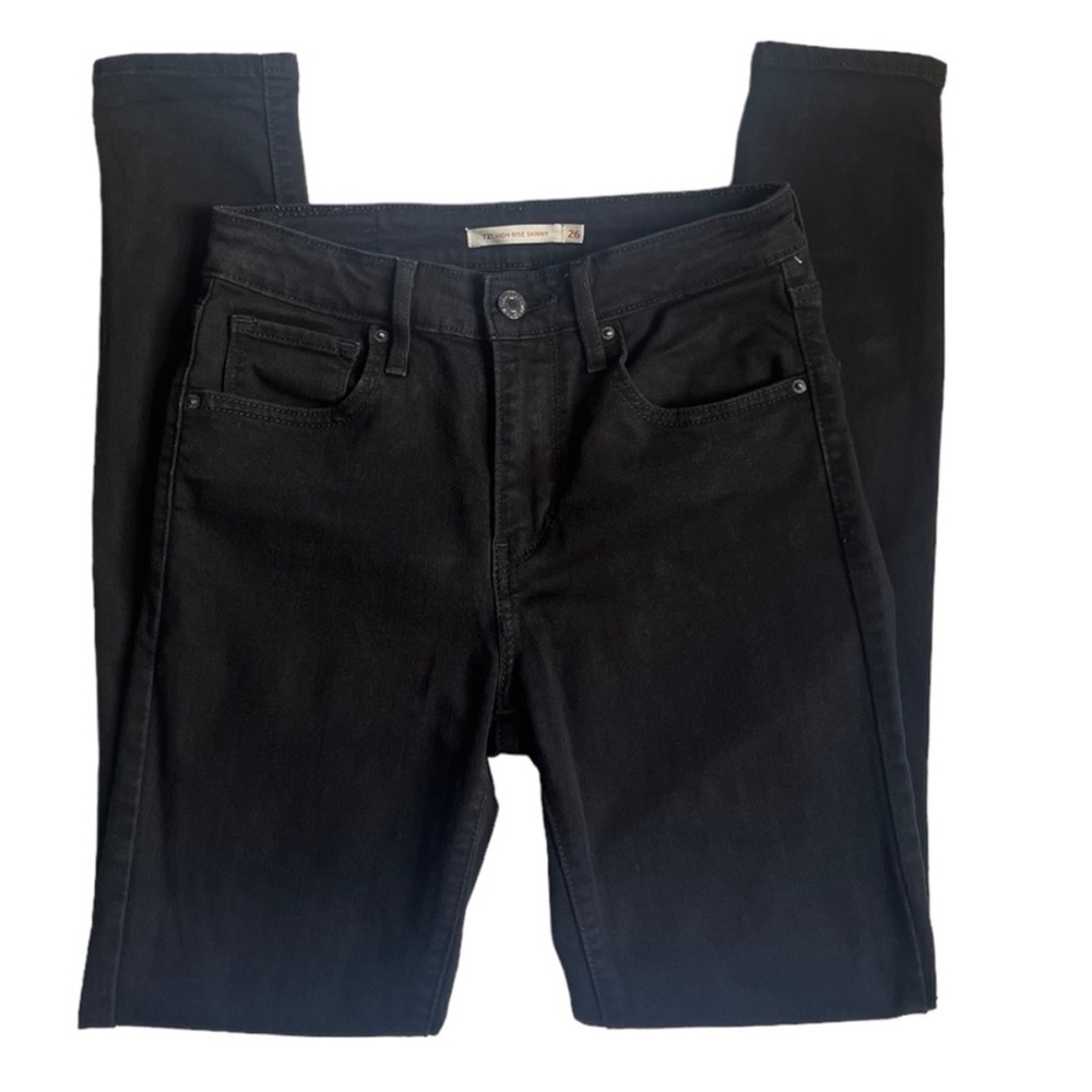 Levi's Black 721 High Rise Skinny Jeans